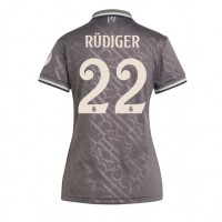 Real Madrid Antonio Rudiger #22 Tredjeställ Dam 2024-25 Kortärmad